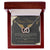 To My Bonus Mom Interlocking Hearts Necklace