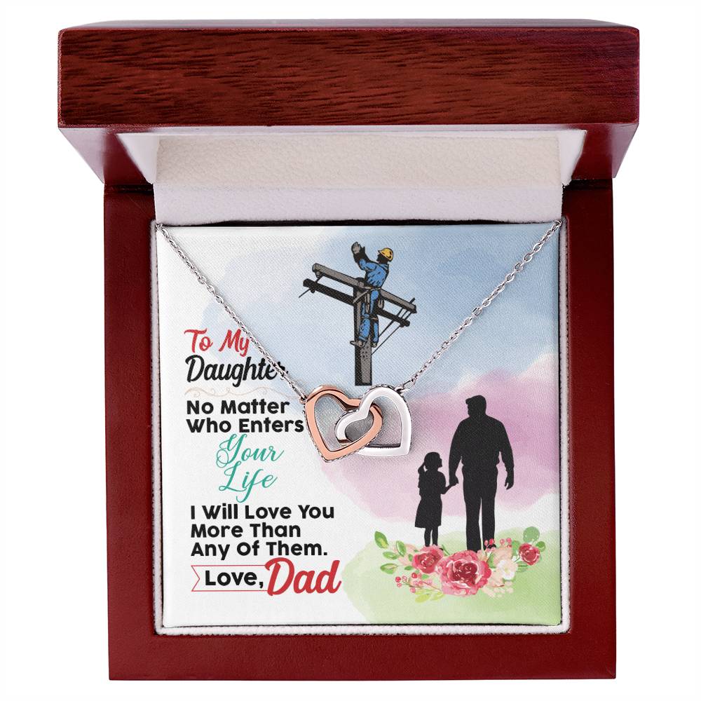 Lineman'S Daughter - Interlocking Heart Necklace Interlocking Hearts Necklace