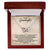 To My Granddaughter - Love Nana - Interlocking Heart Necklace Interlocking Hearts Necklace