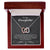 To My Daughter I Love You For The Little Girl You Once Were Interlocking Hearts Necklace