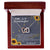 To My Granddaughter Interlocking Hearts Necklace Message Card