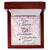 Love Granddaughter Forever. Interlocking Hearts Necklace