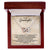 To My Granddaughter - Love Nana - Alluring Beauty Necklace Interlocking Hearts Necklace