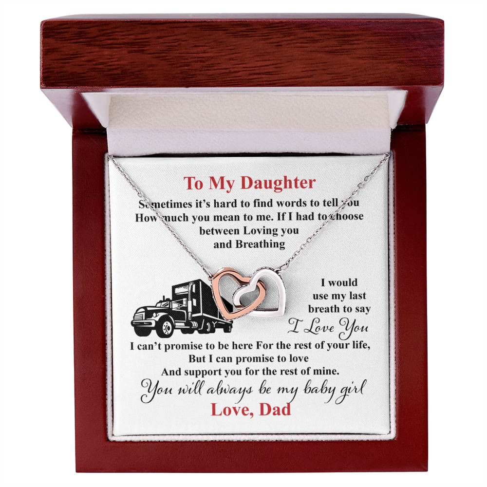Trucker'S Daughter - Interlocking Heart Necklace Interlocking Hearts Necklace