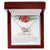 To My Granddaughter Interlocking Hearts Necklace