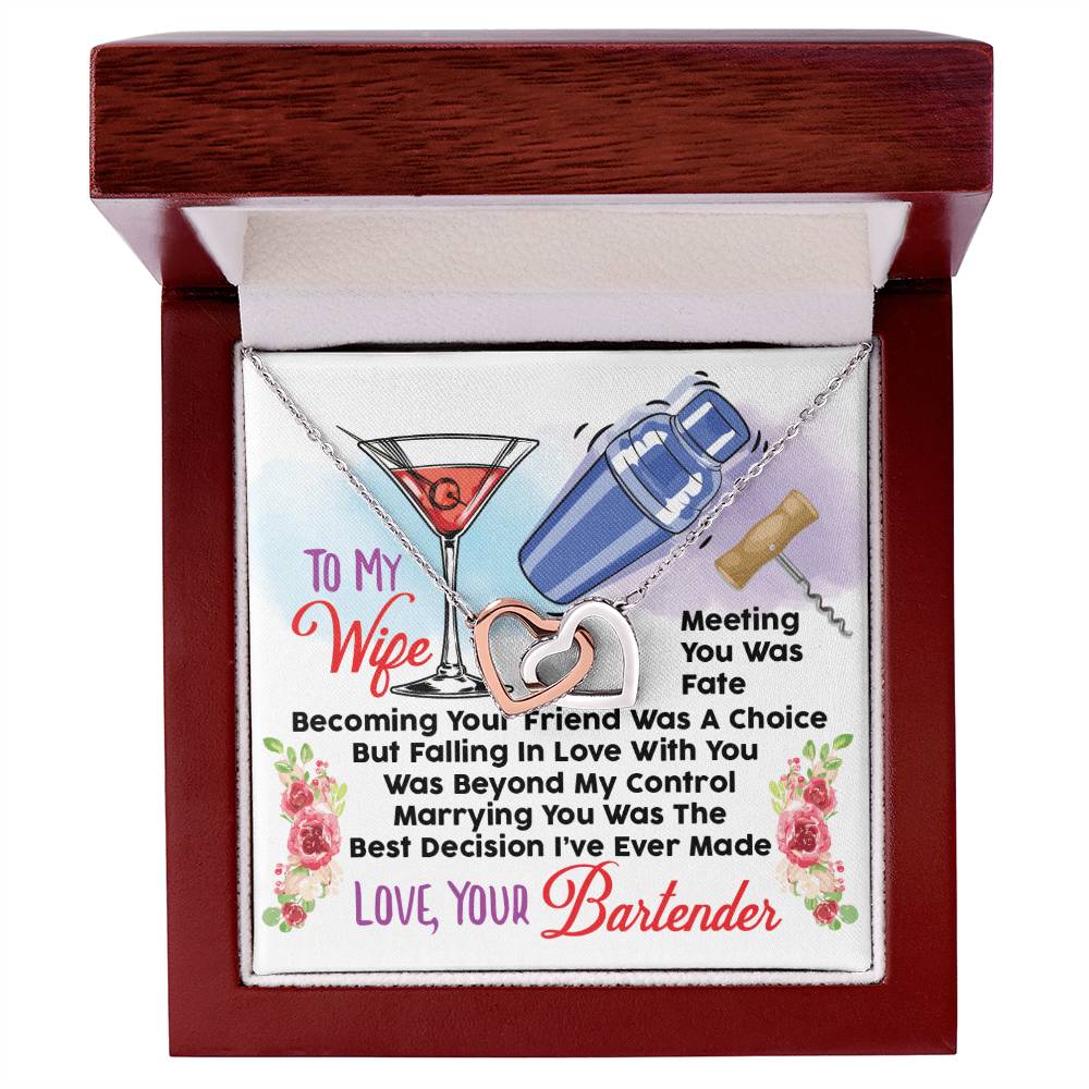 Bartender'S Wife - Interlocking Heart Necklace Interlocking Hearts Necklace