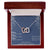 Only You Interlocking Hearts Necklace Message Card