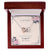 Heart To Heart Never-Ending Love Necklace From Son Interlocking Hearts Necklace