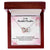 Daughter Grduation Two Hearts Interlocking Hearts Necklace