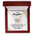 To My Daughter - Interlocking Heart Necklace So5 Interlocking Hearts Necklace