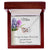 Gift For Mom-Two Hearts-I Love You. Interlocking Hearts Necklace