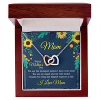Happy Mother'S Day Interlocking Hearts Necklace