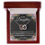 To My Daughter Necklace From Mum - To My Daughter Necklace From Dad Interlocking Hearts Necklace