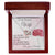 Gift For Wife There Is No Heart For Me Like Yours Interlocking Hearts Necklace
