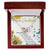To My Granddaughter Interlocking Hearts Necklace Message Card