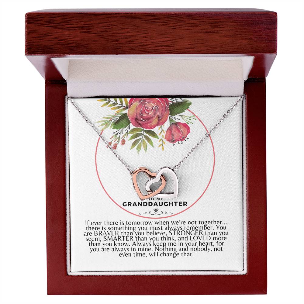 Interlocking Hearts Necklace To Granddaughter
