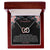 To My Daughter - Remember How Much You Are Loved - Necklace Interlocking Hearts Necklace