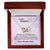 To My Daughter Always With You Never Ending Love Hearts Necklace Interlocking Hearts Necklace