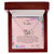 To My Daughter If Ever There Is A Tomorrow - Love Dad Interlocking Hearts Necklace