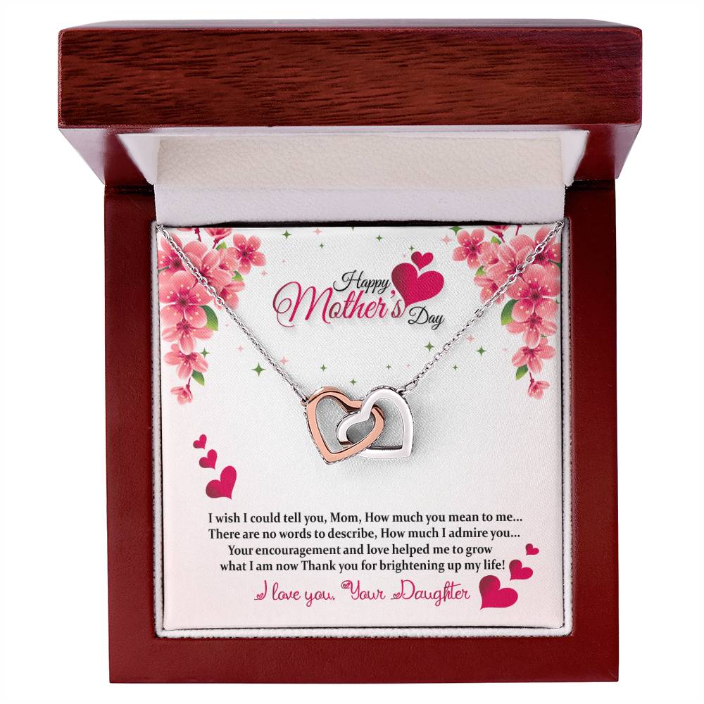Interlocked Heart Neckless - Mother'S Day Interlocking Hearts Necklace