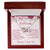 To My Girlfriend Valentine'S Day Because I Love You - Interlocking Heart Necklace Interlocking Hearts Necklace