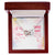 My Love - Drive Safe I Need You Here With Me - Interlocking Heart Necklace Interlocking Hearts Necklace