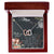To My Mom Interlocking Hearts Necklace Message Card