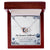 My Gorgeous Girlfriend Interlocking Hearts Necklace Message Card