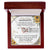To My Amazing Granddaughter Interlocking Hearts Necklace Message Card