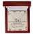 Aunt And Niece Interlocking Hearts Necklace Message Card