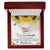 To My Granddaughter Interlocking Hearts Necklace Message Card