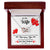 Meeting You Was Fate - Becoming Your Friend Was A Choice - Interlocking Hearts Necklace With Message Card