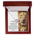 To My Daughter - This Old Lion Will Always Have Your Back Interlocking Hearts Necklace