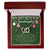 To My Granddaughter Interlocking Hearts Necklace Message Card