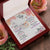 To My Wife Interlocking Hearts Necklace