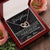 To My Daughter - You Make Me Smile - Unique Heart Bonding Necklace Gift Set Interlocking Hearts Necklace
