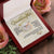 To My Granddaughter - Nanny Loves You Always & Forever - Necklace Interlocking Hearts Necklace