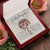 My Daughter - Follow Your Dreams - Love Mom Interlocking Hearts Necklace