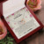 To My Beloved Granddaughter - Interlocking Heart Necklace From Grandma Interlocking Hearts Necklace