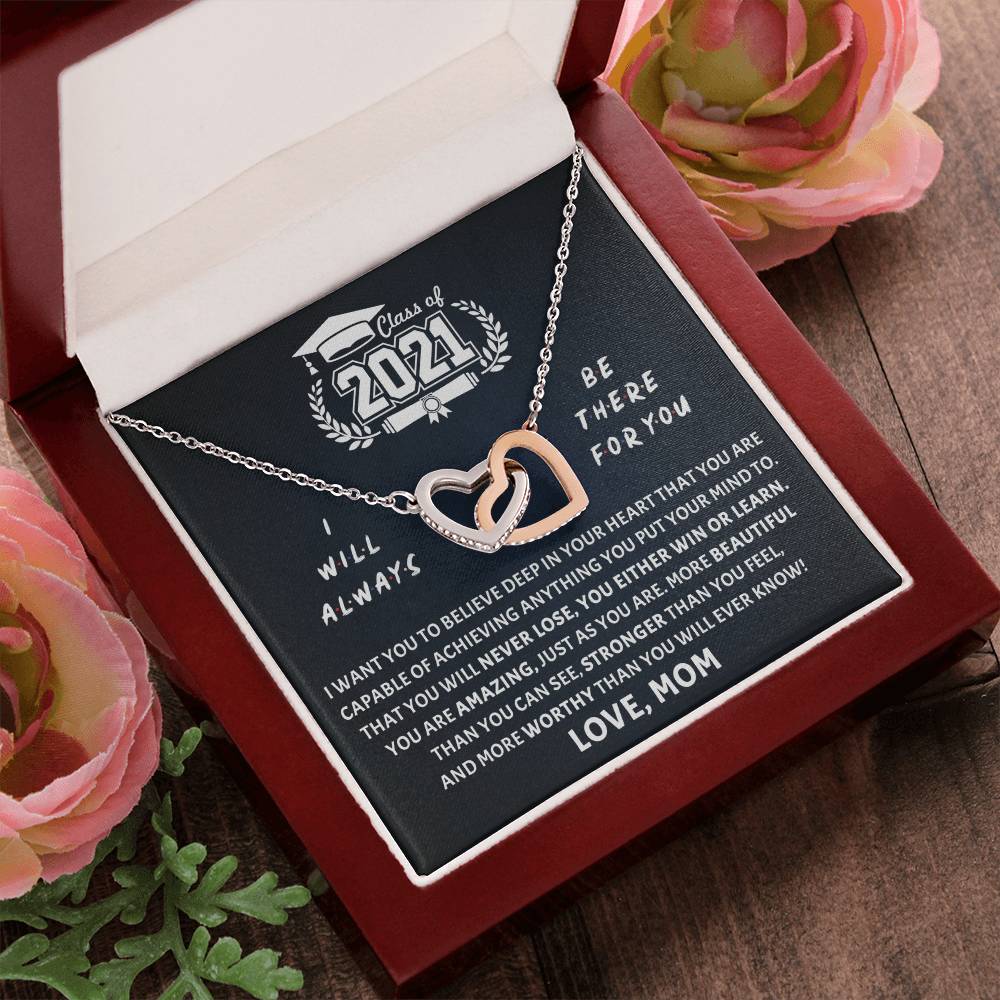 Believe In Deep Interlocking Hearts Necklace