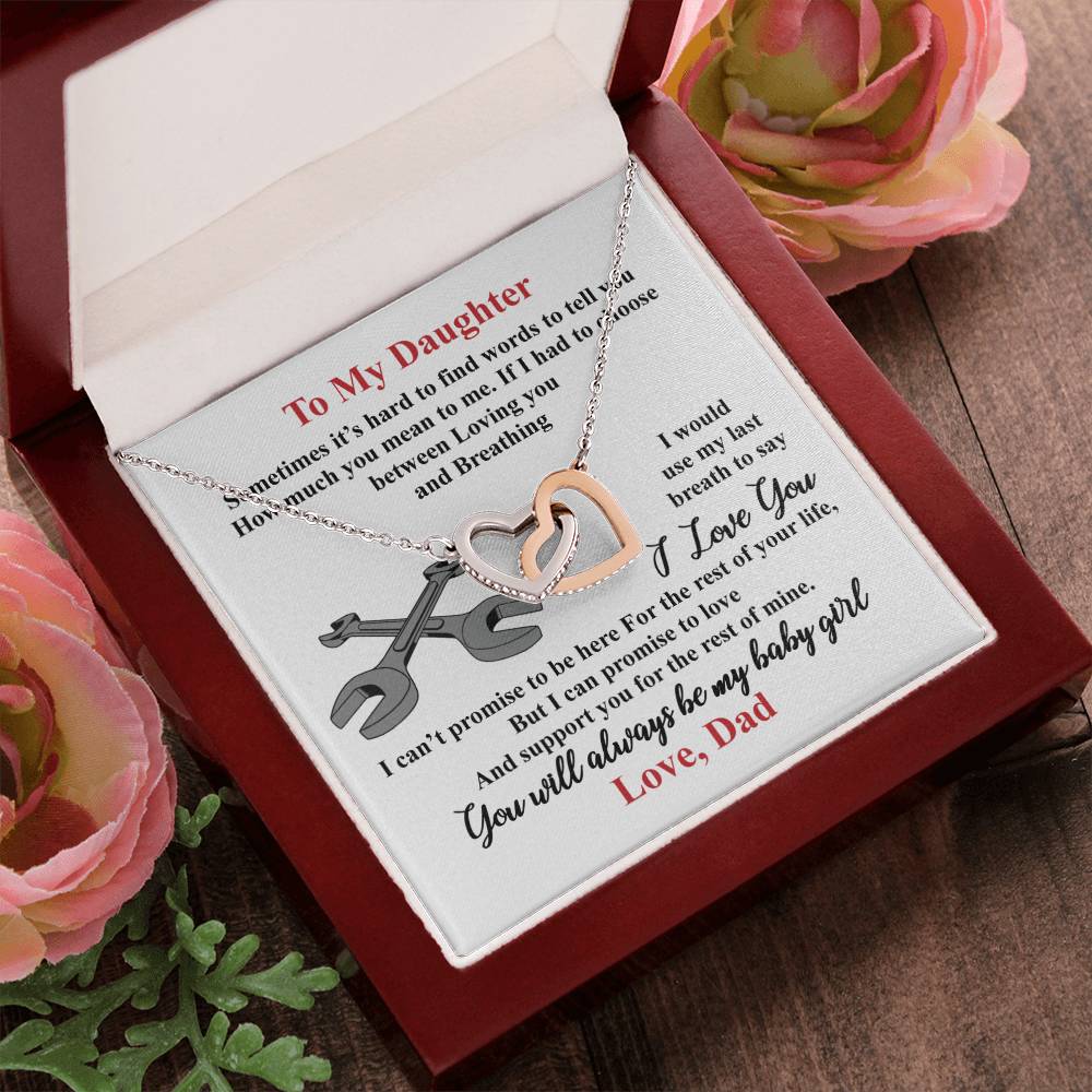 Mechanic'S Daughter - Interlocking Heart Necklace Interlocking Hearts Necklace