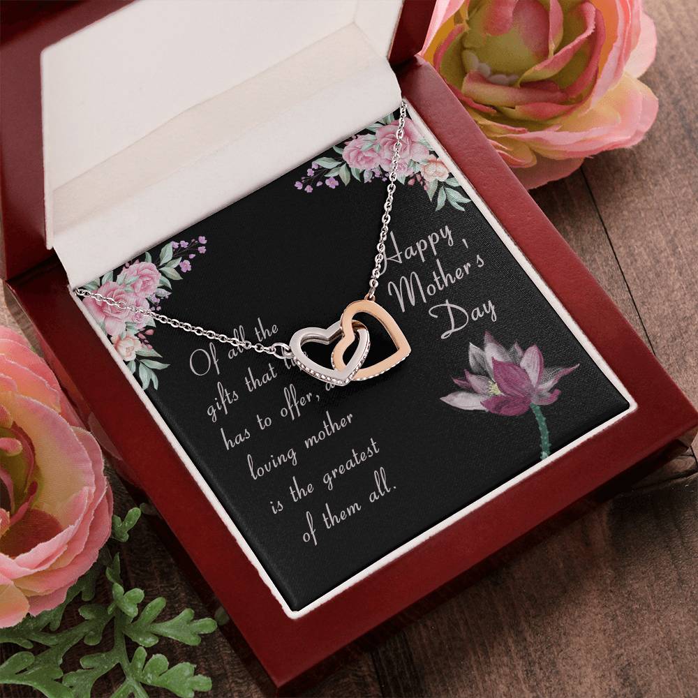 Of All The Gifts - Interlocked Hearts Interlocking Hearts Necklace