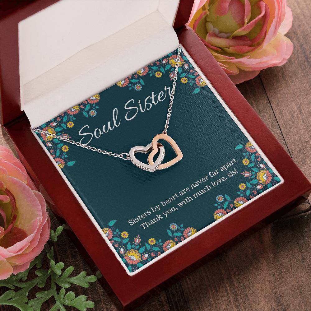 Soul Sister - Interlocking Hearts Necklace
