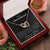 To My Sweetheart Two Hearts Necklace Interlocking Hearts Necklace