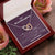To My Granddaughter - Filled With Love - Necklace Interlocking Hearts Necklace