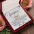 To My Daughter - Straighten Your Crown Unique Interlocking Hearts Binding Necklace Gift Set Interlocking Hearts Necklace