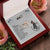 Interlocked Never-Ending Love Necklace For Believer Graduate Daughter Interlocking Hearts Necklace
