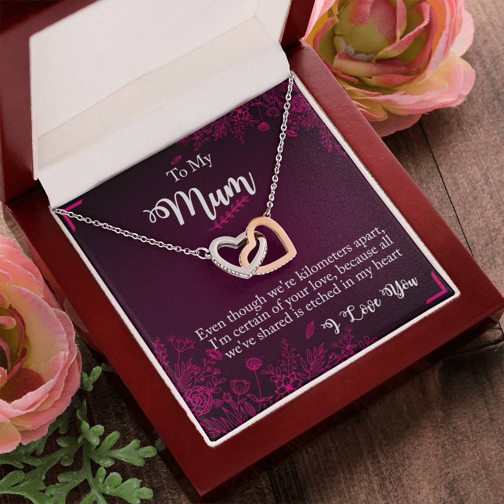 Sdgsga Interlocking Hearts Necklace