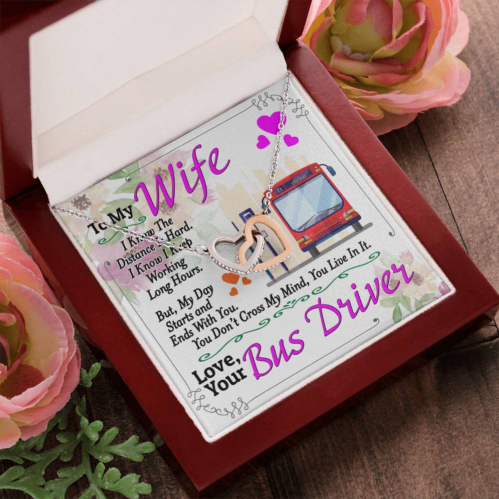 Bus Driver'S Wife - Interlocking Heart Necklace Interlocking Hearts Necklace