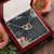 To My Mom Interlocking Hearts Necklace Message Card